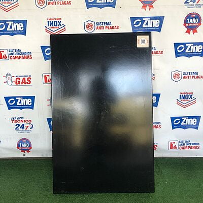 Tablero rectangular color wengue para mesa 110x70cm