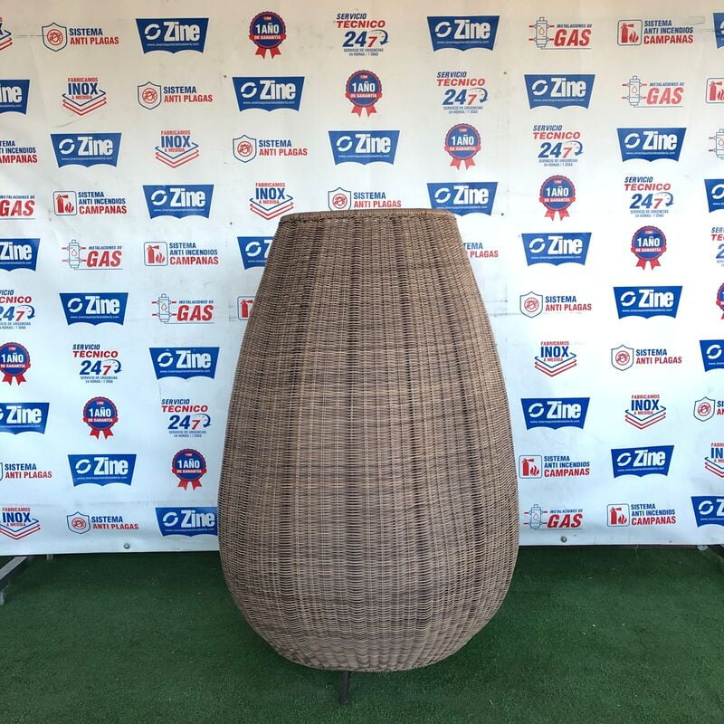 Lámpara de mimbre 80x80x120 Lámpara de mimbre 80x80x120