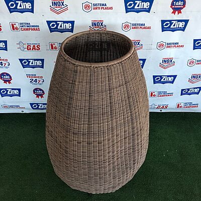 Lámpara de mimbre 80x80x120 Lámpara de mimbre 80x80x120