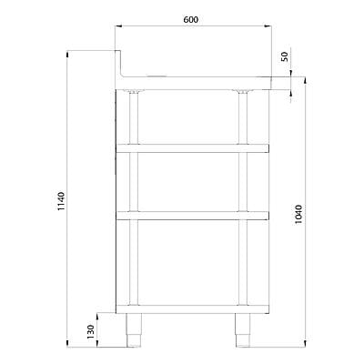 Mueble cafetero MCAF 1500