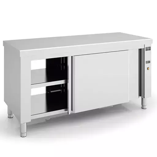 Mesa Caliente Pasante Enc.Central Dim:1800X700X850 Mesa Caliente Pasante Enc.Central Dim:1800X700X850