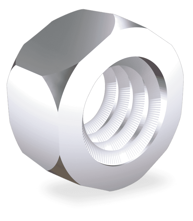 Tuerca hexagonal rosca métrica M8 mm. Tuerca hexagonal rosca métrica M8 mm.