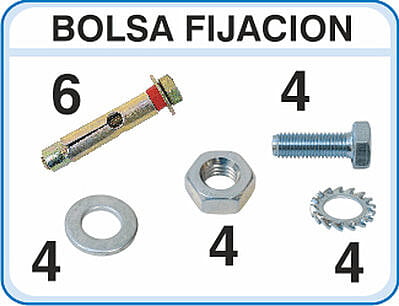 KIT BASICA FIJACION TIPO B2