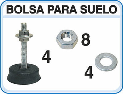 BOLSA B10 CON 4 ANTIVIBR. S-40 (AS02125) BOLSA B10 CON 4 ANTIVIBR. S-40 (AS02125)