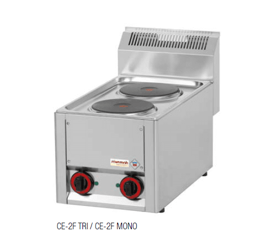 Cocina eléctrica S.600 CE-2F TRI