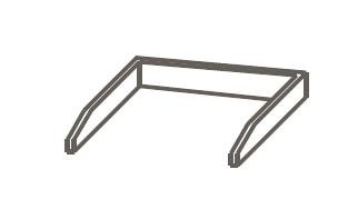 Peto perimetral / accesorio para Fry-Top S.700 Peto perimetral / accesorio para Fry-Top S.700