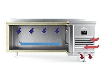 Mesa refrigerada Infrico 2 puertas IM602P