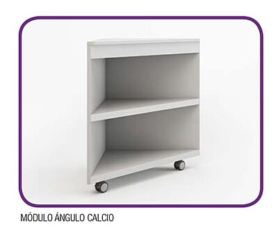 Mueble neutro de buffet modular ángulo acabado Calcio