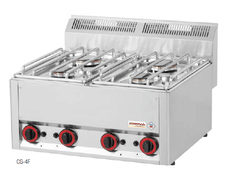 Cocina a gas 4 fuegos SERIE 600 CG-4F Cocina a gas 4 fuegos SERIE 600 CG-4F