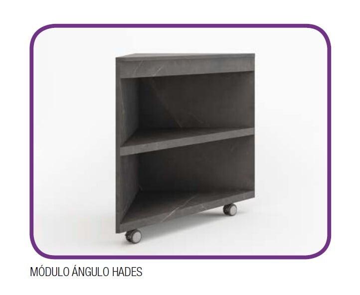 Mueble neutro de buffet modular ángulo acabado Hades Mueble neutro de buffet modular ángulo acabado Hades