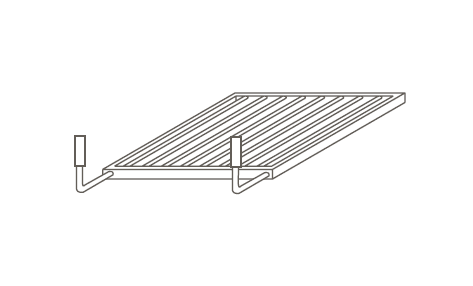 Parrilla tubular para barbacoa piedra volcánica S.700 Parrilla tubular para barbacoa piedra volcánica S.700