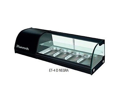 Enfriadores de tapas para cubetas grupo incorporado doble piso ET-4 D INOX