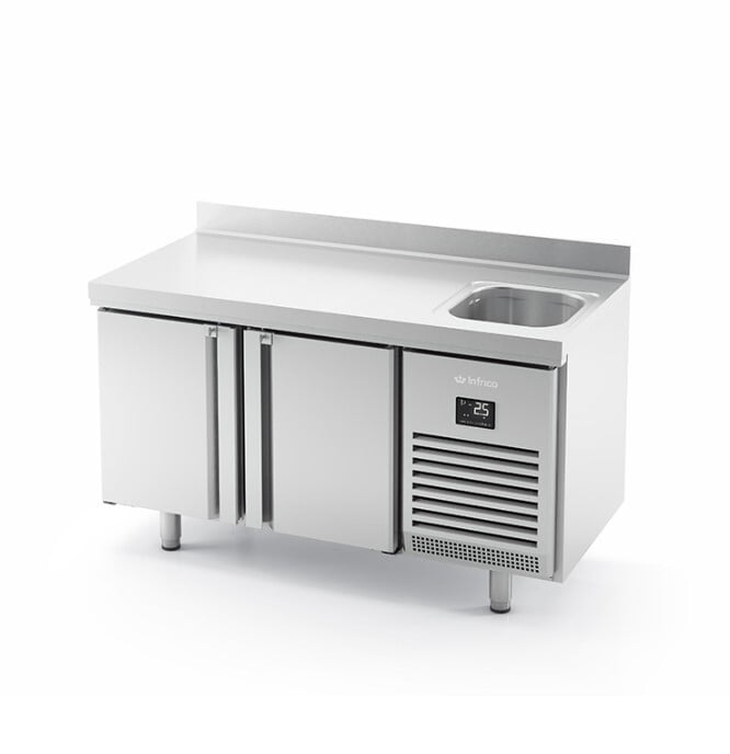 Mesa refrigerada con fregadero BMPPF 1500 II