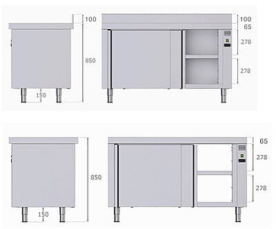 Mesa caliente MM-1400 Mesa caliente MM-1400