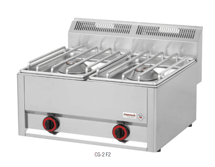 Cocina a gas S.600 CG-2 F2 Cocina a gas S.600 CG-2 F2