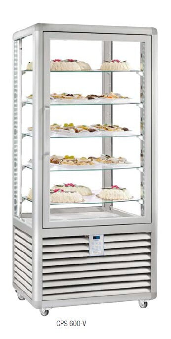 Armario de exposición para pastelería frío ventilado (+4º/+10ºC) CPS 600 V Armario de exposición para pastelería frío ventilado (+4º/+10ºC) CPS 600 V