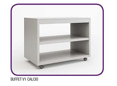 Mueble neutro de buffet modular acabado Calcio