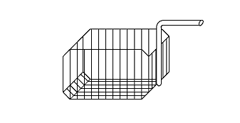 Cesta de 1/2 para Freidora a gas/eléctrica S.650 C 1/2 FR
