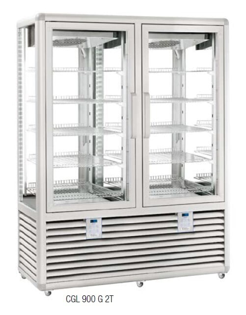 Armario de exposición para pastelería/heladería frío ventilado (-20º/+5ºC) CGL 900 G 2T