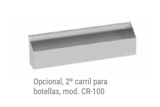 2º carril rápido para botellas en muebles cocteleros CR-100