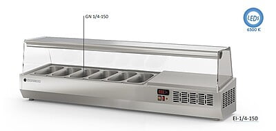 Vitrina de ingredientes EI-1/4-150