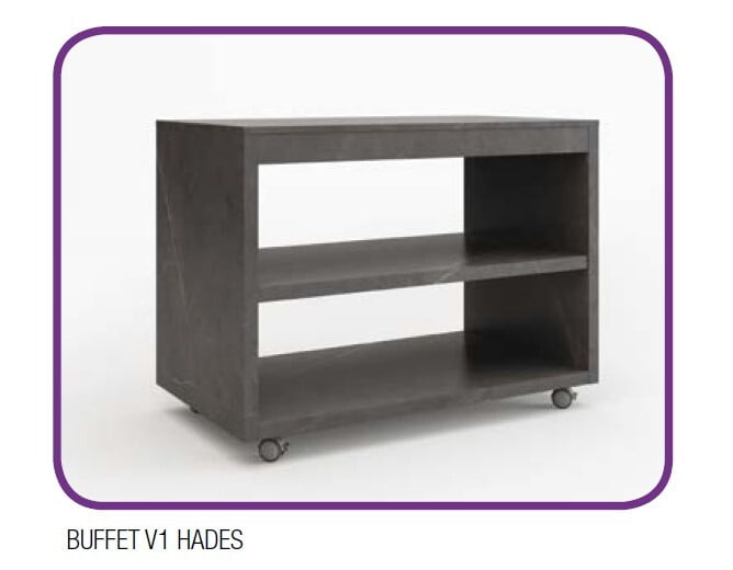 Mueble neutro de buffet modular acabado Heras Mueble neutro de buffet modular acabado Heras