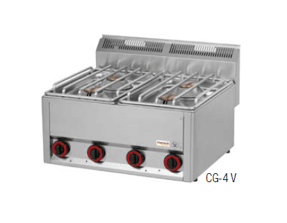 Cocina a gas S.600 CG-4 V