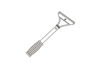 Raqueta plancha / accesorio para Fry-Top S.700 Raqueta plancha / accesorio para Fry-Top S.700