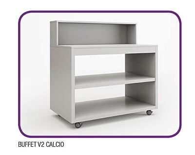 Mueble neutro de buffet modular acabado Calcio V2