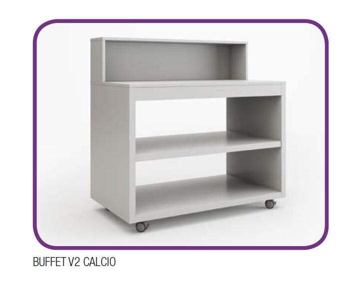 Mueble neutro de buffet modular acabado Calcio V2