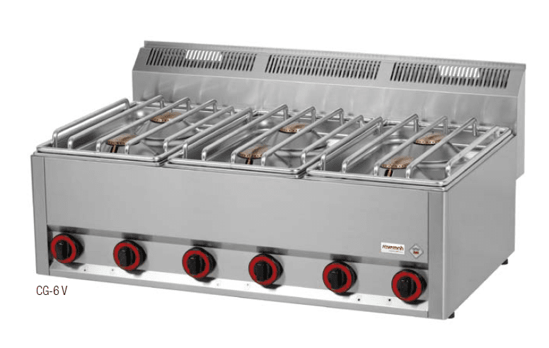 Cocina a gas S.600 CG-6 V Cocina a gas S.600 CG-6 V