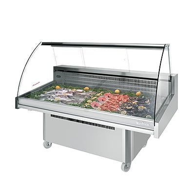 Vitrina expositora refrigerada para pescado VML 12 Vitrina expositora refrigerada para pescado VML 12