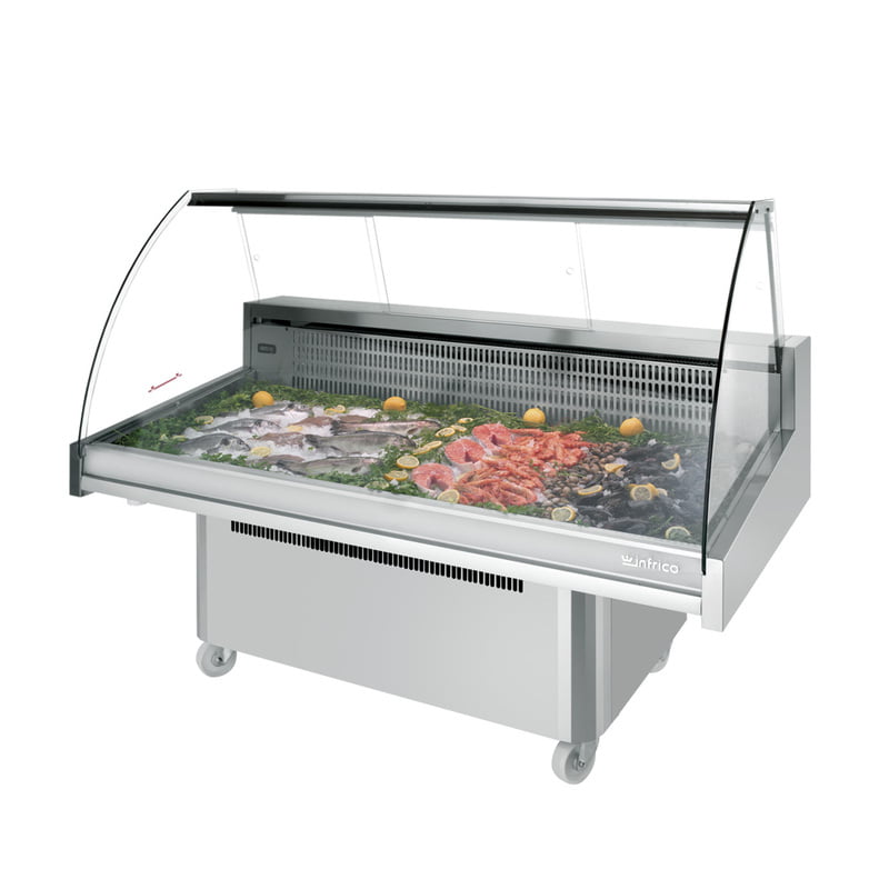 Vitrina expositora refrigerada para pescado VML 12 Vitrina expositora refrigerada para pescado VML 12