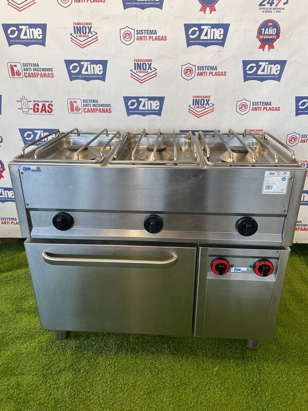 Cocina 3 fuegos con horno S.600 Cocina 3 fuegos con horno S.600