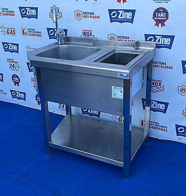 Fregadero con grifo y cubeta cocktelería Fregadero con grifo y cubeta cocktelería