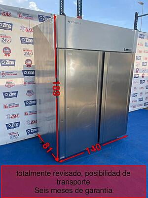 Armario refrigeración 2 puertas con 6 estantes