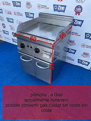 Plancha a gas cromo duro 660 Plancha a gas cromo duro 660