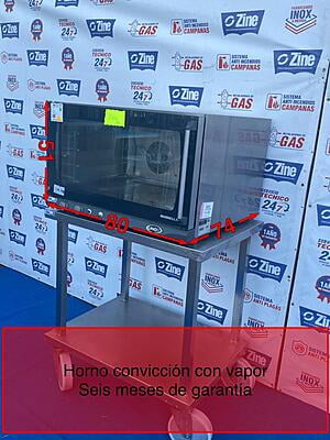 Horno a convección con vapor