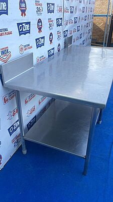 Mesa de trabajo inox mural 184x86x82 Mesa de trabajo inox mural 184x86x82