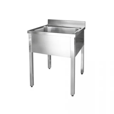 Fregadero gran capacidad 1 cuba FG-66/10 (con bastidor) Fregadero gran capacidad 1 cuba FG-66/10 (con bastidor)