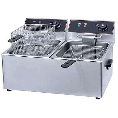 Freidora Eléctrica 10 litros SIN Grifo de 540 x425 x350h mm PEKIN IEF-8L-2-EGO Freidora Eléctrica 10 litros SIN Grifo de 540 x425 x350h mm PEKIN IEF-8L-2-EGO