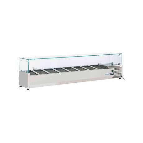 Sobrevitrina refrigerada Tapa Cristal Cool Head VRX 18/33 Sobrevitrina refrigerada Tapa Cristal Cool Head VRX 18/33