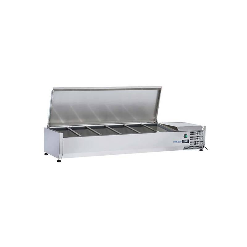 Sobrevitrina refrigerada INOX Cool Head VRX 15/38