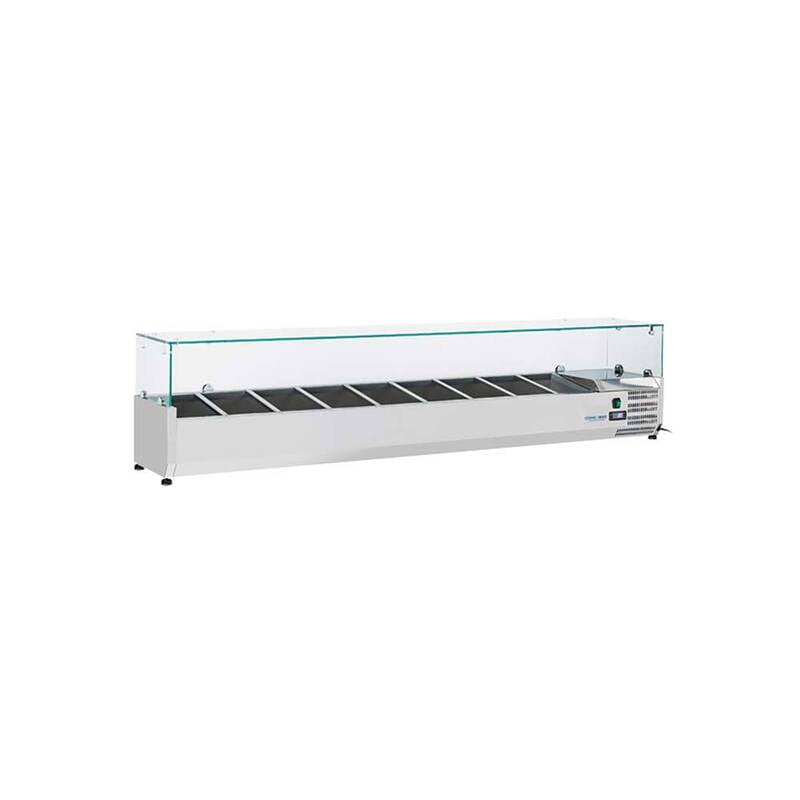 Sobrevitrina refrigerada Tapa Cristal Cool Head VRX 20/33 Sobrevitrina refrigerada Tapa Cristal Cool Head VRX 20/33