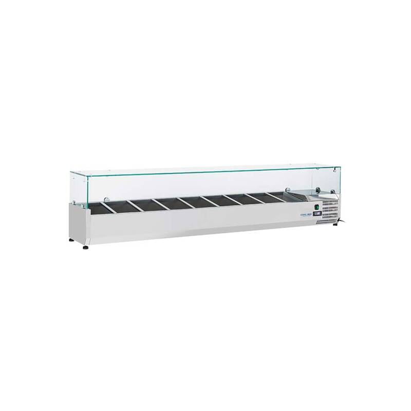 Sobrevitrina refrigerada Tapa Cristal Cool Head VRX 20/33