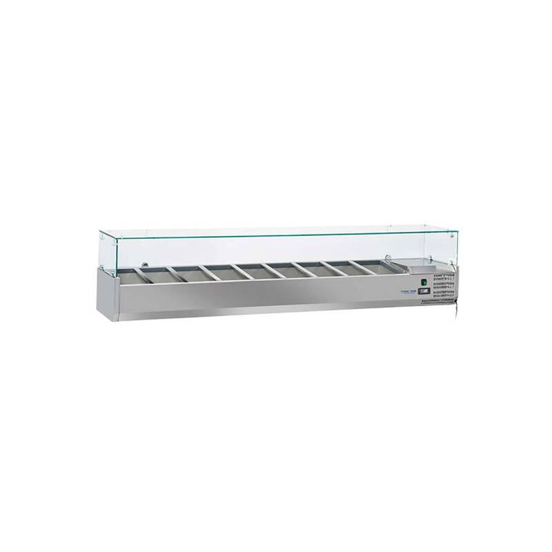 Sobrevitrina refrigerada Tapa Cristal Cool Head VRX 20/38 Sobrevitrina refrigerada Tapa Cristal Cool Head VRX 20/38