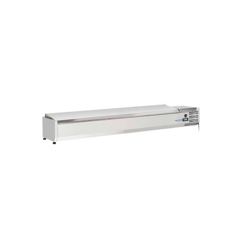 Sobrevitrina refrigerada INOX Cool Head VRX 20/33 Sobrevitrina refrigerada INOX Cool Head VRX 20/33