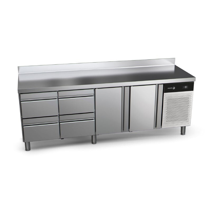 Mesa de refrigeración con 4cajones 2 puertas 581 L CCP-4G HDDD Mesa de refrigeración con 4cajones 2 puertas 581 L CCP-4G HDDD