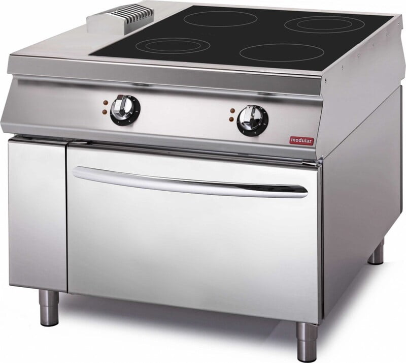 Cocina eléctricas 4 placas vitrocerámica con horno eléctrico S.1100 SE 110/100 CFVE Cocina eléctricas 4 placas vitrocerámica con horno eléctrico S.1100 SE 110/100 CFVE