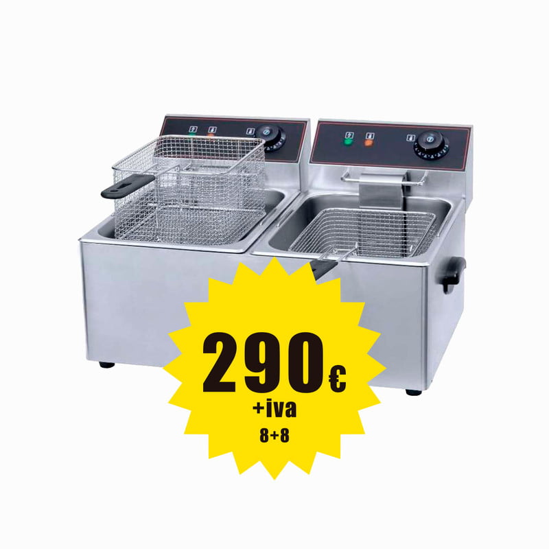 Freidora Eléctrica 10 litros SIN Grifo de 540 x425 x350h mm PEKIN IEF-8L-2-EGO Freidora Eléctrica 10 litros SIN Grifo de 540 x425 x350h mm PEKIN IEF-8L-2-EGO
